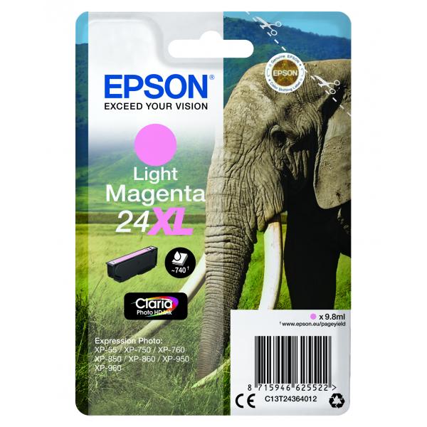 Epson Elephant Cartridge Light Magenta XL [C13T24364012]