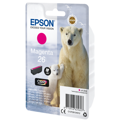 Epson Polar bear Cartuccia Magenta [C13T26134012]