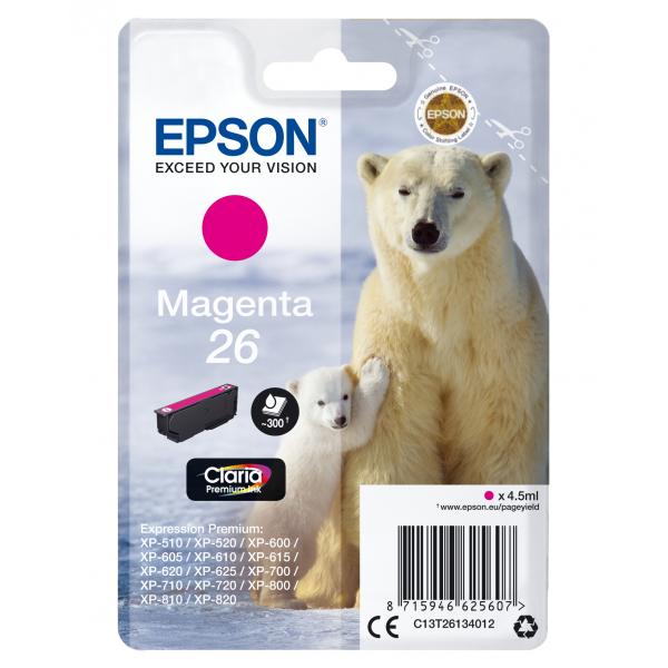 Epson Polar bear Cartuccia Magenta [C13T26134012]