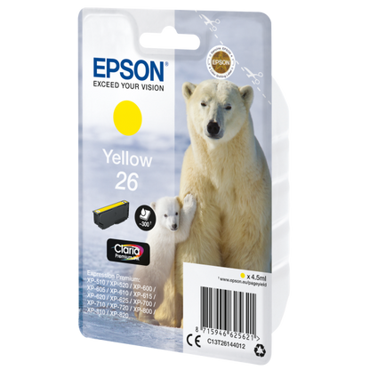 Epson Polar bear Cartuccia Giallo [C13T26144012]