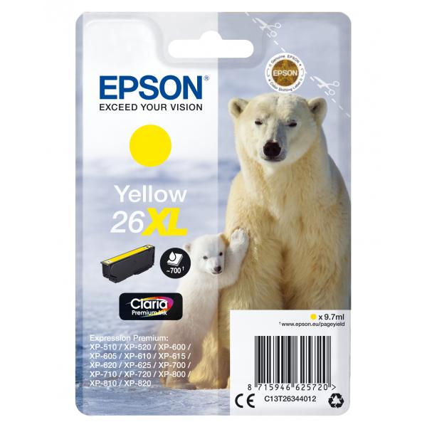 Epson Polar bear Cartuccia Giallo XL [C13T26344012]