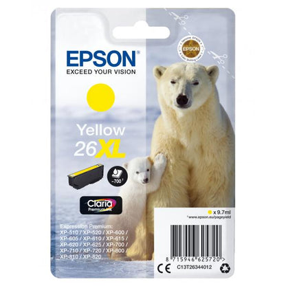 Cartucho Epson Oso Polar Amarillo XL [C13T26344012]