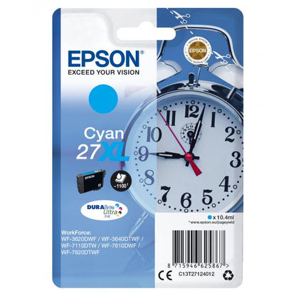 Epson Alarm clock Cyan Alarm Clock DURABrite Ultra 27XL Ink Cartridge [C13T27124012]