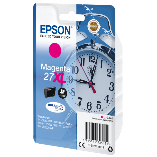 EPSON CART. INK MAGENTA 27XL SERIE SVEGLIA PER WF-7620 [C13T27134012]