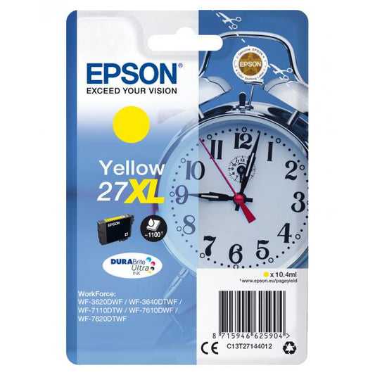 EPSON CART. INK GIALLO 27XL SERIE SVEGLIA PER WF-7620 [C13T27144012]