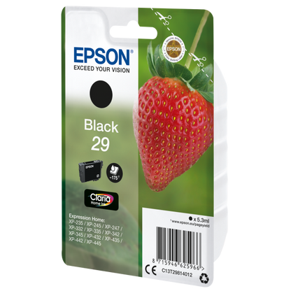 TARJETA EPSON. TINTA NEGRA SERIE FRESA [C13T29814012]