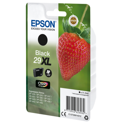 Cartucho Epson Fresa Fresa Negro Claria Home Ink 29XL [C13T29914012]