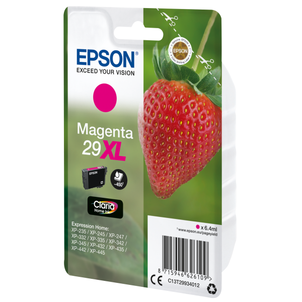 Epson Strawberry Strawberry Magenta Ink Cartridge Claria Home 29XL [C13T29934012]