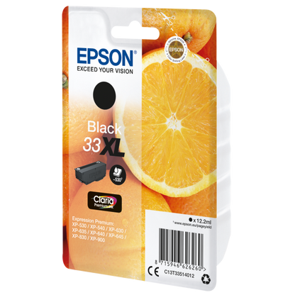 EPSON CART INK NERO T33XL, SERIE ARANCIA [C13T33514012]