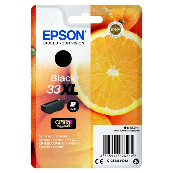 EPSON CART INK NERO T33XL, SERIE ARANCIA [C13T33514012]