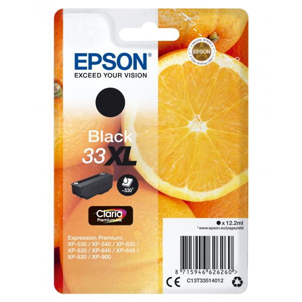 EPSON CART INK NERO T33XL, SERIE ARANCIA [C13T33514012]