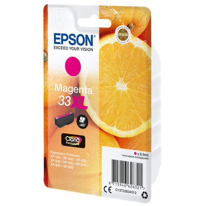 Epson Oranges Magenta T33XL Claria Premium Cartridge [C13T33634012]