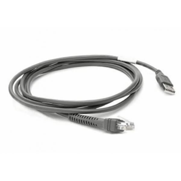 Zebra CBA-U21-S07ZBR 2.1m USB EAS Nero cavo seriale [CBA-U21-S07ZBR]