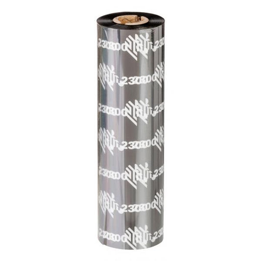 Zebra Ribbon - Black - Thermal Transfer - 110 mm x 74 m Ribbon Size - (12-pack) [02300GS11007]