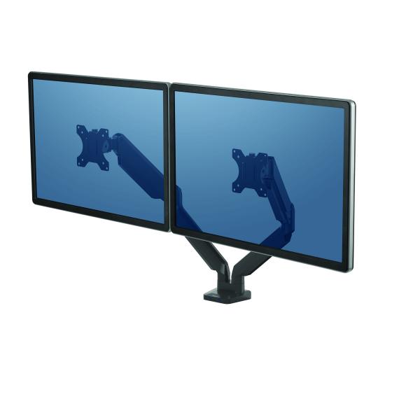 Fellowes PLATINUM SERIES DUAL MONITOR ARM - BLACK [8042501]