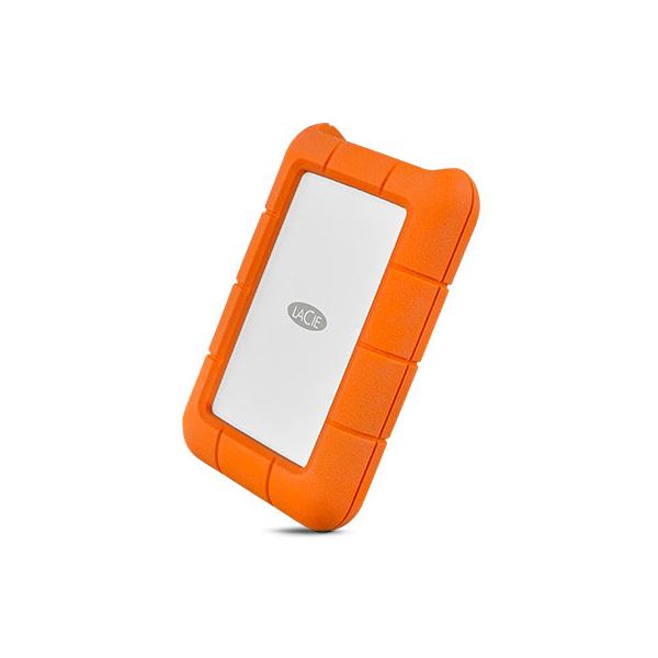 LaCie Rugged USB-C disco rigido esterno 4 TB 5400 Giri/min 2.5" USB tipo-C 3.2 Gen 1 (3.1 Gen 1) Arancione, Argento [STFR4000800]