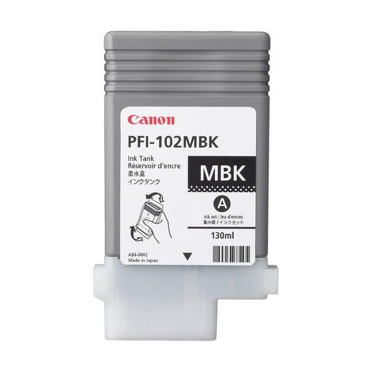 Cartucho de tinta negro mate original Canon PFI-102MBK [0894B001] 