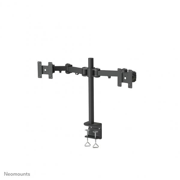 Neomounts 10-27 inch - Flat screen desk mount - 2 screens - Clamp - Black [FPMA-D960D]