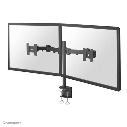 Neomounts 10-27 inch - Flat screen desk mount - 2 screens - Clamp - Black [FPMA-D960D]