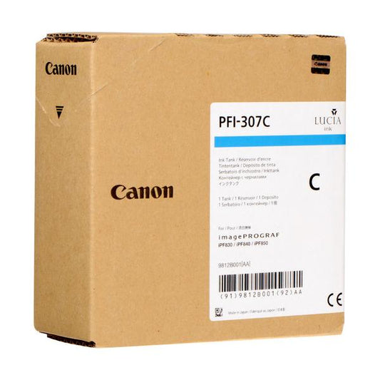 Canon PFI-307C cartuccia d'inchiostro Originale Ciano [9812B001]