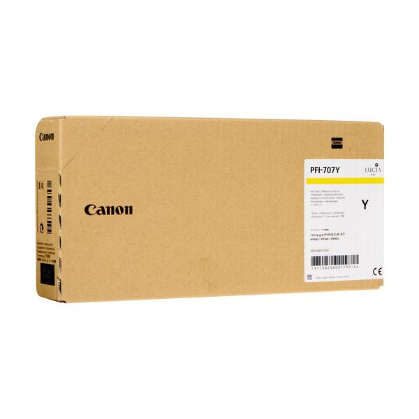 Canon PFI-707Y cartuccia d'inchiostro Originale Giallo [9824B001]