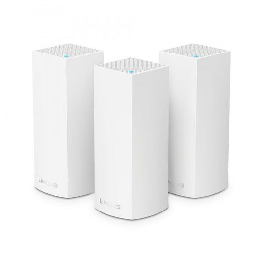Linksys Velop Banda tripla (2.4 GHz/5 GHz/5 GHz) Wi-Fi 5 (802.11ac) Bianco 2 Interno [WHW0303-EU]