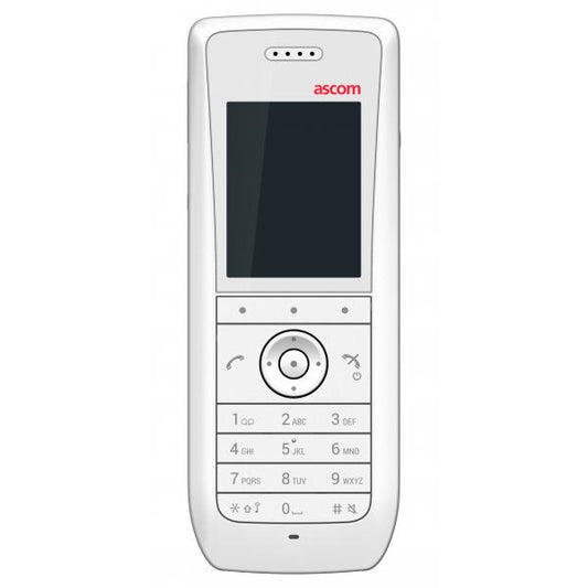 Ascom d63 Messenger, White cordless DECT, display colori, Bluetooth, messaggistica DH7-ABAB [DH7-ABAB]