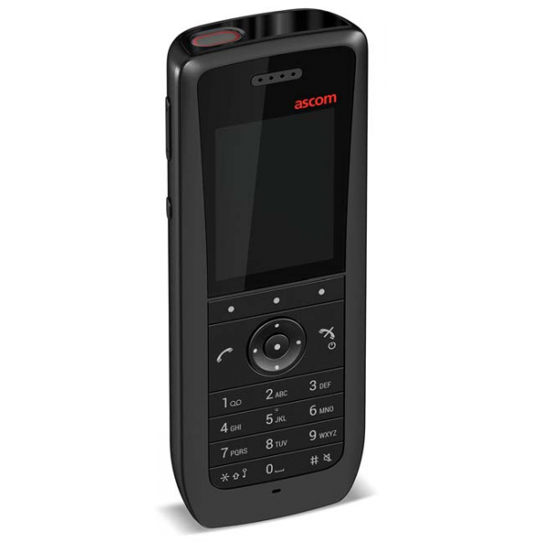 Ascom d63 Messenger, Black cordless DECT, display a colori, Bluetooth, messaggistica DH7-ABAA [DH7-ABAA]