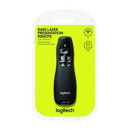 Logitech R400 Wireless Presenter Remote Control [910-001356]