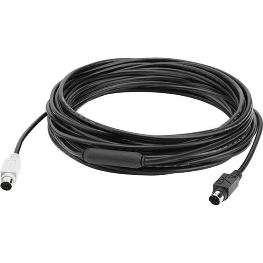 Logitech GROUP 10m Extender Cable PS/2 cable 6-p Mini-DIN Black [939-001487] 