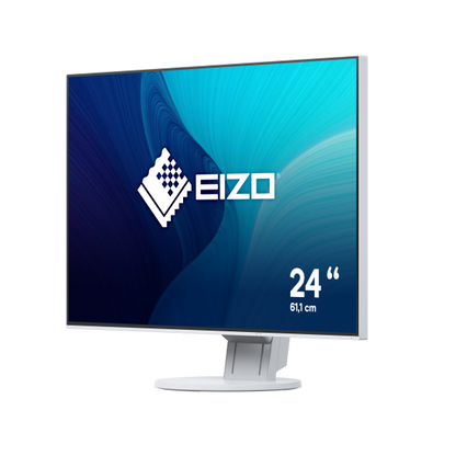 EIZO MONITOR 24,1 LED IPS 16:10 1920X1200 350 CDM, DVI/DP/HDMI, PIVOT, FLEXSCAN EV2456-WT, BIANCO [EV2456-WT]