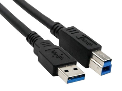 Hamlet USB 3.0 cable from type A male to type B male of 2 meters [XCU320ABMM]