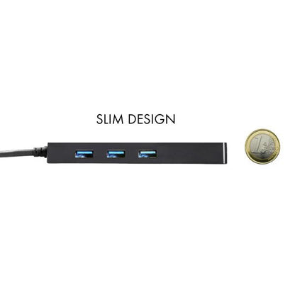 I-TEC USB-C SLIM PASSIVE HUB 3 PORT + GIGABIT ETHERNET ADAPTER [C31GL3SLIM]