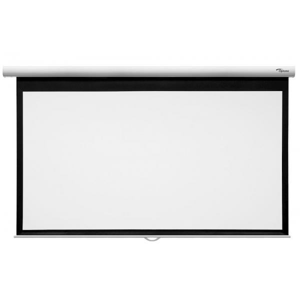 OPTOMA TELO PER VIDEOPROIETTORE A MURO MANUALE 16:9 BIANCO, 234 x 132 cm [DS-9106MGA]