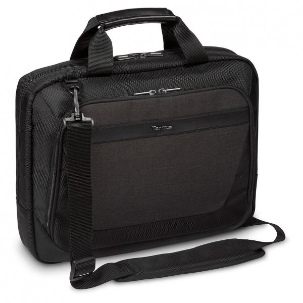 Targus 14 - 15.6 inch CitySmart High Capacity Topload Laptop Case - Black/Grey [TBT915EU]