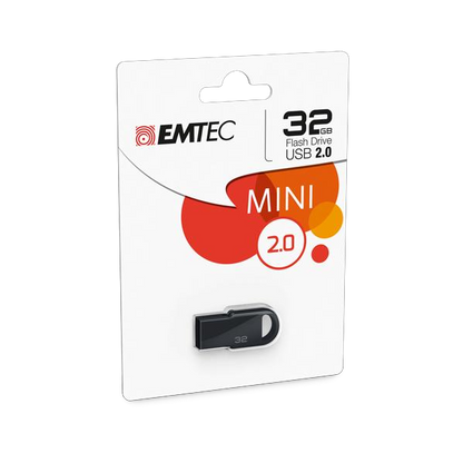 Emtec D250 Mini unità flash USB 32 GB USB tipo A 2.0 Nero [ECMMD32GD252]