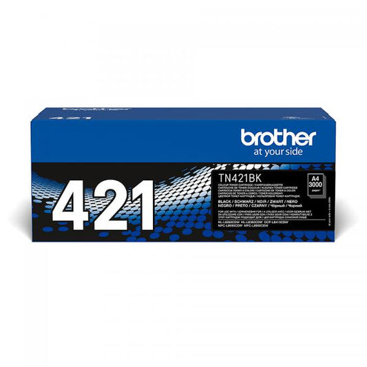 Brother TN-421BK cartuccia toner 1 pz Originale Nero [TN421BK]