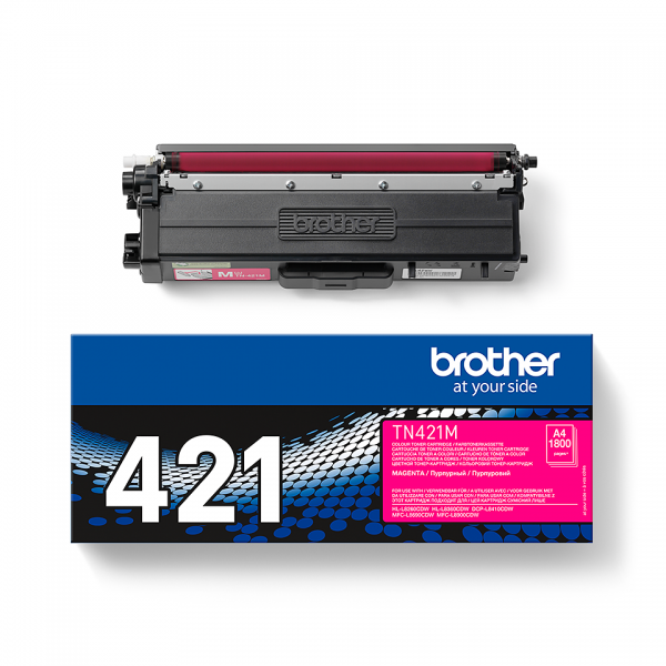 Brother TN-421M cartuccia toner 1 pz Originale Magenta [TN421M]