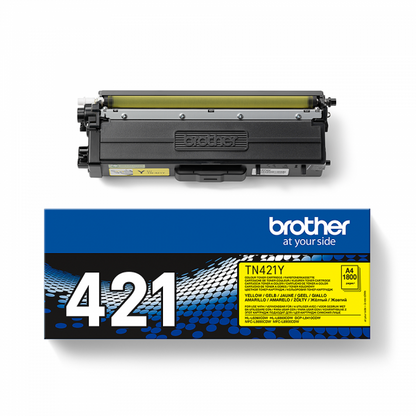 Brother TN-421Y cartuccia toner 1 pz Originale Giallo [TN421Y]