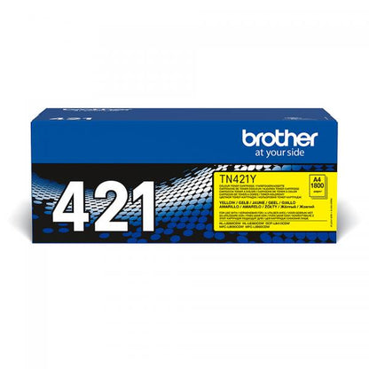 Brother TN-421Y cartuccia toner 1 pz Originale Giallo [TN421Y]