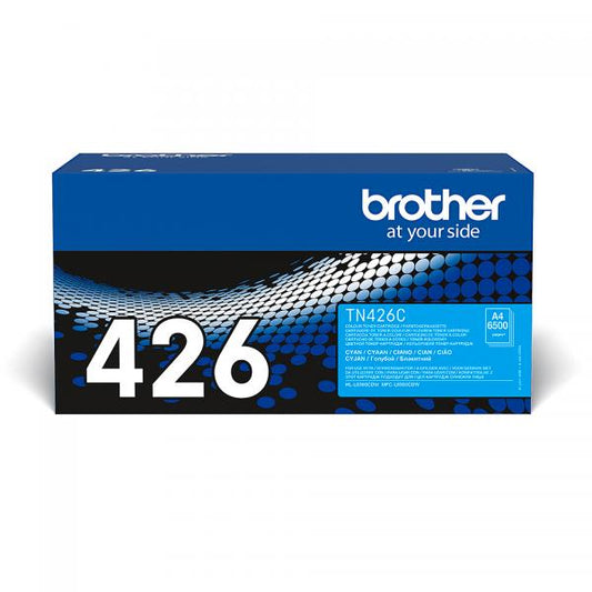 Brother TN426C Toner Cartridge Cyan Super High Capacity 6.500 pages for HLL8260CDW, L8360CDW [TN-426C]