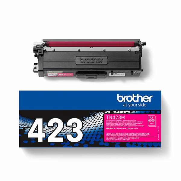 Brother TN-423M cartuccia toner 1 pz Originale Magenta [TN423M]