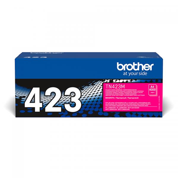 Brother TN423M Cartucho de Tóner Magenta Alta Capacidad 4.000 páginas para HLL8260CDW, L8360CDW [TN423M] 