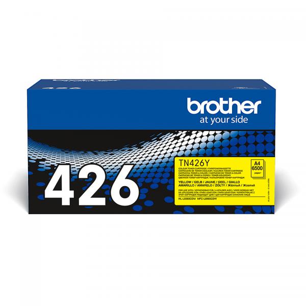 Brother TN426Y Toner Cartridge Yellow Super High Capacity 6.500 pages for HLL8260CDW, L8360CDW [TN-426Y]