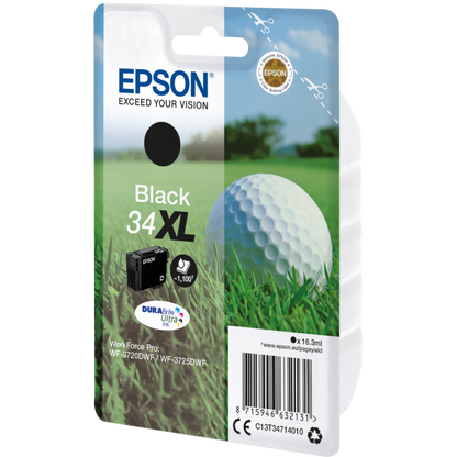 EPSON CARD. INK BLACK 34XL SERIES GOLF BALL [C13T34714010]