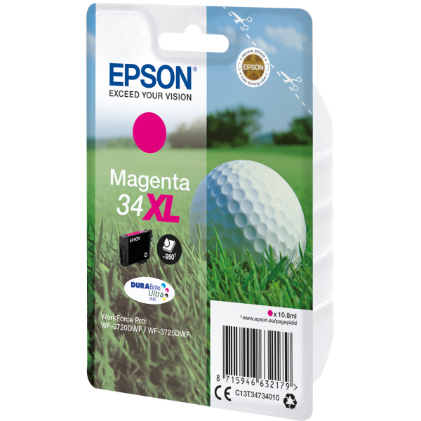 EPSON CART. INK MAGENTA 34XL SERIE PALLINA DA GOLF [C13T34734010]