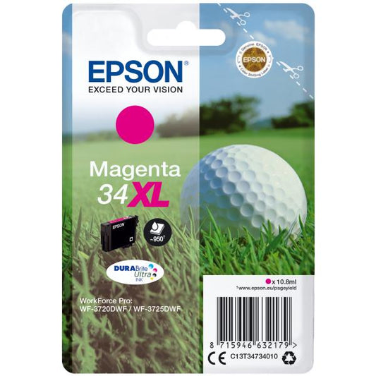 EPSON CART. INK MAGENTA 34XL SERIE PALLINA DA GOLF [C13T34734010]