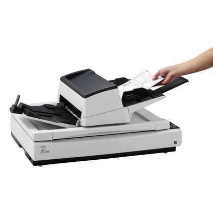 Fujitsu fi-7700 Scanner piano e ADF 600 x 600 DPI A3 Nero, Bianco [PA03740-B001]