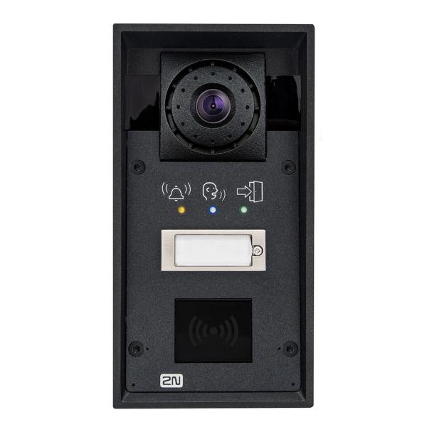 2N IP Force - 1 pulsante, telecamera HD, pittogrammi, altoparlante da 10W (predisposizione per lettore RFID) 9151101CHRPW [9151101CHRPW]