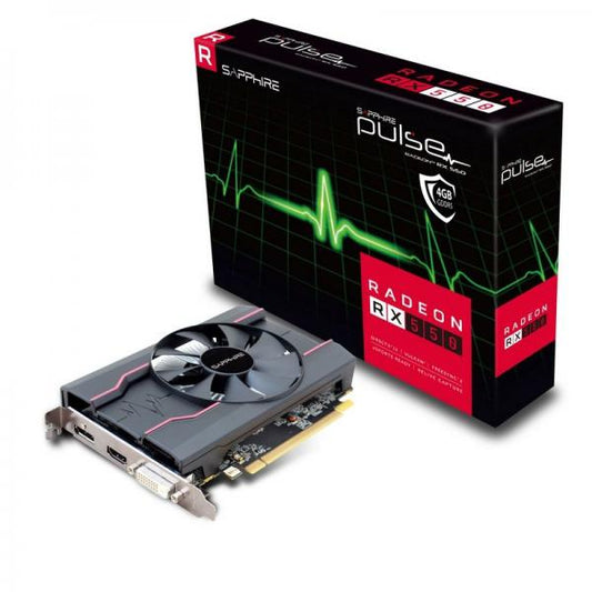 SAPPHIRE VGA RADEON RX 550, PULSE RX 550, 4G GDDR5, HDMI/DVI-D/ DP [11268-01-20G]